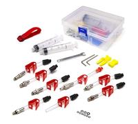 Clarks Universal Hydraulic Brake Bleed Kit - Compact Brake Bleeding Kit Compatible with Clarks, Shimano, Avid, Tektro, Hope, Magura, Hayes, Formula and More