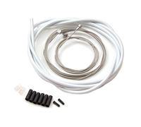 Clarks Universal S/S Front and Rear Brake Cable Kit W/ P2 White Outer Casing