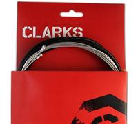 Clarks Universal S/S Front & Rear Gear Cable Kit w/SP4 Outer Casing Black