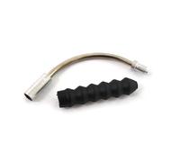 Clarks V-Brake 90 Degree Bend Guide Pipe with Rubber Boot - Silver V-Brake Noodle for MTB, Hybrid & Road Bikes