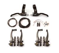 Clarks Cycle Systems V-Brake Lever Pair, Adjustable Alloy, Black, One Size