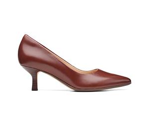 Clarks Violet 55 Rae Leather Shoes in Standard Fit Size 6