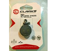 Clarks Organic VX Disc Pads - Pair of Green Organic Disc Brake Pads Compatible with Tektro Lyra and Tektro Iox Bikes