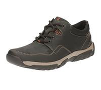 Clarks Walbeck Edge, Men’s Sneakers, Black (Black Weather Proof Leather), 8 UK (42 EU)