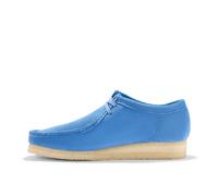 Clarks Wallabee 26183800 Mens Blue Suede Oxfords & Lace Ups Casual Shoes