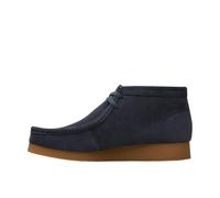 Clarks Wallabee Evo Boot 26178280 Mens Blue Suede Lace Up Chukkas Boots