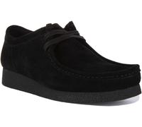 Clarks Wallabee Evo Soft Suede Crepe Mens Boot Black Suede UK 7 - 12