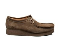 Clarks Women's WallabeeEVO Sneaker, Olive Suede, 7 UK