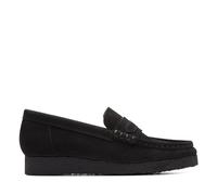 Clarks Wallabee Loafer Suede Shoes in Standard Fit Size 4 Black