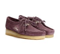 CLARKS Wallabee Shoes UK 7 Purple
