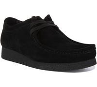 Clarks Wallabee Soft Suede Crepe Sole Chukka Mens Casual Shoe Black UK 7 - 12