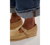 Clarks Wallabee T-Bar Mary Janes Shoe at Free People in Maple Suede, Size: US 8.5 - female