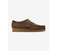 Clarks WallabeeEVO shoes cream rubber dark olive - 45