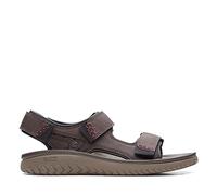Clarks Men's Wesley Bay Sandal, Brown, 6 UK