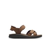 Clarks Wesley Shore Sandals, Dark Brown, Size 12, Men Dark Brown