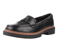 Clarks Originals Women's Flat Shoes Westlynn Bella Leather Black UK 7