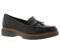 Clarks Westlynn Bella Womens Flat Shoes Black, 4
