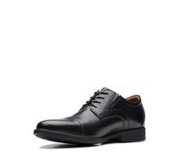 Clarks Whiddon Cap Mens Black Leather, 7