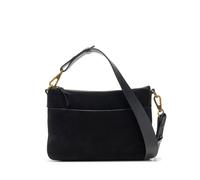 Clarks Women's Willow Cross Black Suede Shoulder Bag, Cross Body Bag Clarks Black One Size