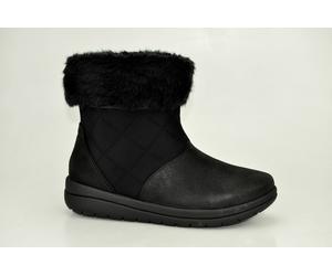 Clarks Women Cloudsteppers Cabrini Reef Boots, Lined, Anti-Slip, Black