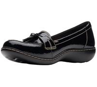 Clarks Women's 26067331 Ashland Bubble Slip-On Loafer, Black, 7.5 UK