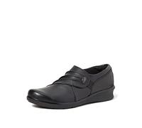 Clarks Women's 26137200 Hope Roxanne Loafer, Black, 8.5 UK