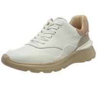 Clarks Women's 261583684 Sneaker, White Combi Leather, 5.5 UK