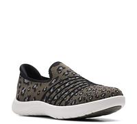 Clarks Women's Adella Step Sneaker, Dark Olive, 7 UK