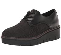 Clarks Womens Airabell Tye Oxford, Black Interest, 8