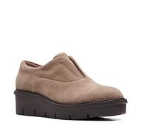 Clarks Women's Airabell Sky, Pebble Suede, 8