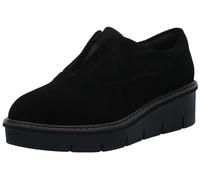 Clarks - Womens Airabell Sky Shoes, Color Black Suede, Size: 7 UK