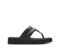 Clarks Women's Alda Leather Toe-Post Sandals - UK 4