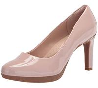 Clarks Women's Ambyr Joy Pump, Dusty Rose Patent Synthetic, 6.5 UK