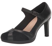 Clarks Women's Ambyr Light Pump, Black Combi, 6