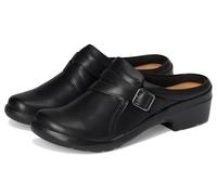 Clarks Women's Angie Braley Mule, Black Leather, 6 UK