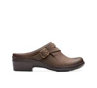 Clarks Women's Angie Braley Mule, Slate Leather, 5 UK
