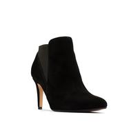 Clarks Womens Ankle Boot Laina Violet - Black Suede Size 9.5