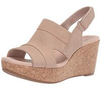 CLARKS Women's Annadel Ivory Wedge Sandal