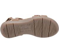 Clarks Women's April Cove Sports sandal, Dark Tan Lea, 2.5 UK
