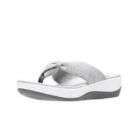 Clarks Women's Arla Glison Flip Flop, Grey Heather Fabric, 10 UK