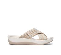 Clarks Women's Arla Wave Sandal, Beige Combi, 5.5 UK