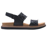 Clarks for woman. 26181408 Arwell Glide leather sandals black (41.5), 3 to 5 cm, Velcro, Casual
