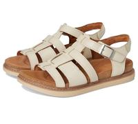 Clarks Women's Arwell Sun Sandal, Cream Leather, 7.5
