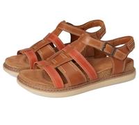 Clarks Women's Arwell Sun Sandal, Tan Combi Leather, 10 Wide