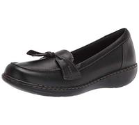 CLARKS Women's Ashland Bubble Loafer, Black, 9.5 UK Wide
