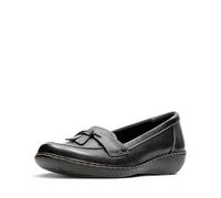 Clarks Women's Ashland Bubble Slip-On Loafer, Black, 7.5 UK