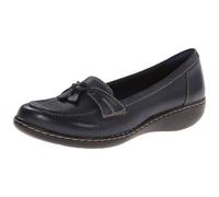 Clarks Women's 26067332 Ashland Bubble Slip-On Loafer, Blue, 5.5 UK
