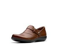 Clarks Women's Ashland Gem Loafer, Tan Leather, 7 UK