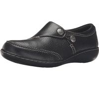 Clarks Women's Ashland Lane Q Slip-On Loafer, Black, 5.5 UK