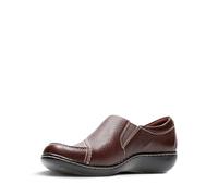 Clarks Women's Ashland Lane Slip-On Loafer, Redwood, 8 UK